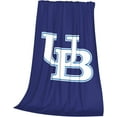 thumbnail image 3 of University at Buffalo Blanket Large Luxury Fleece Soft Anti-Static Anti-Pilling Flannel Bed Blanket, Black, 3 of 6