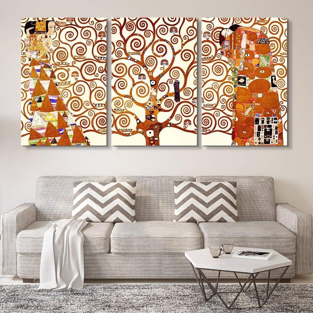 Tree of Life Gustav Klimt Wall Art Canvas Wall Art Print Modern Picture  Living Room Office Stretched or Rolled L413n 