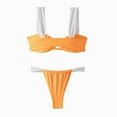 thumbnail image 3 of Afdoent Women's Bikini Sets Womens Lacing Backless Swimwear Summer Two Piece Bikini Swimsuits For Summer Vacation Outfits, 3 of 4