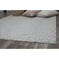 thumbnail image 6 of Rugs America Natura HZ50B Gray Leopard Animal Contemporary Gray Area Rug, 8'x10', 6 of 9