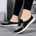 thumbnail image 4 of Hessimy Women Mesh Hollow Out Mule Sneaker Clipper Fashion Sneakers Comfortable Slip-On Backless Holiday Shoes(Purple,7.5), 4 of 7