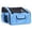 Blue, variant on Pet Life ® 'Ultra-Lock' Collapsible Safety Travel Wire Folding Pet Dog Carseat Car Seat Carrier crate