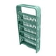 thumbnail image 3 of Estantería de 5 niveles, estante de almacenamiento de libros de plástico, estante organizador, estanterías ajustables, de pie, universal, verde, 3 of 14