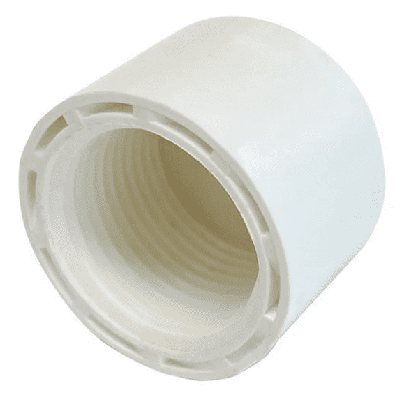 LDR Industries FP4 CAT-34 PVC Thread Cap White, 3/4-Inch