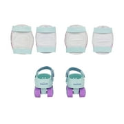 Frozen Kids' Adjustable Roller Skates with Pad Set for Boys and Girls