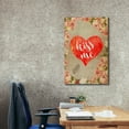 thumbnail image 3 of Epic Graffiti 'Kiss Me' by Elo Marc, Canvas Wall Art, 26"x40", 3 of 8