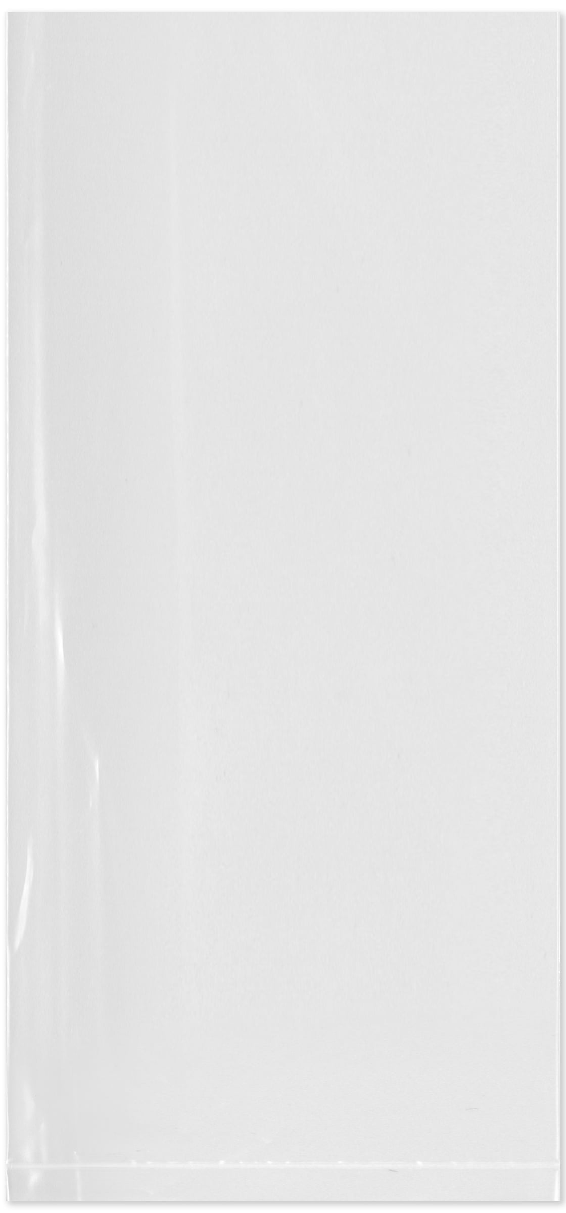 pack of 100 15" x 18" 2 Mil Flat Open Clear Plastic Poly Bags 