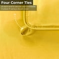 thumbnail image 4 of Superior Solid Comforter Down Alternative Bedding, Full, Yellow, 4 of 13