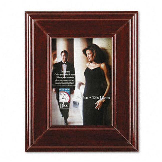 Executive Document/Photo Frame Desk/Wall Mount Wood 5 x 7 Mahogany