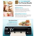 thumbnail image 5 of Silhouette Cameo 5α (Alpha) Cutting Machine (Matte Black) Basic Bundle with Vinyl, Transfer Tape, Tools, Cutting Mat, Designs & Software, 5 of 5