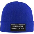 thumbnail image 1 of Make Golf Great Again Winter Hats Cuffed Beanie Stocking Hat Ski Skull Cap Black, 1 of 6