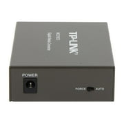 TP-Link Gigabit SFP to RJ45 Fiber Media Converter | Fiber to Ethernet Converter | 10/100/1000Mbps RJ45 Port to 1000Base-LX Single-Mode Fiber (MC210CS) Grey