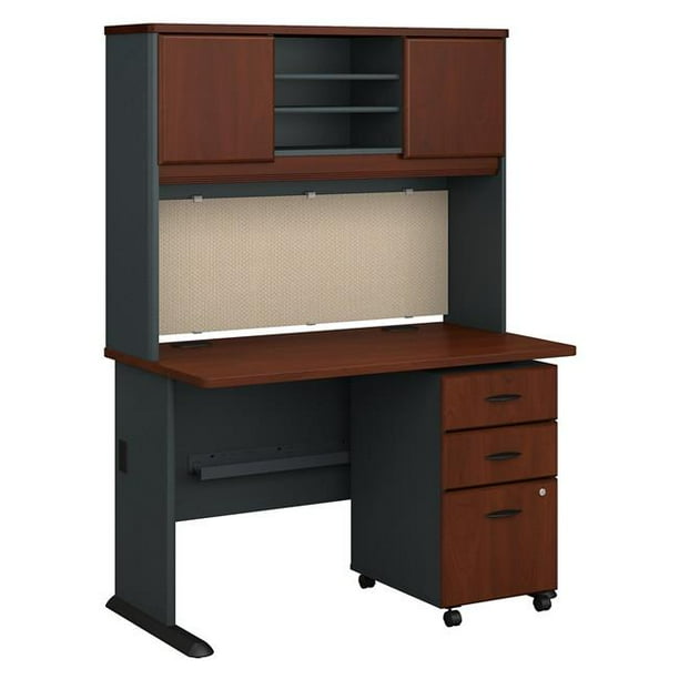 Bush Business Furniture SRA049HCSU 48 in. Series A Desk with Hutch