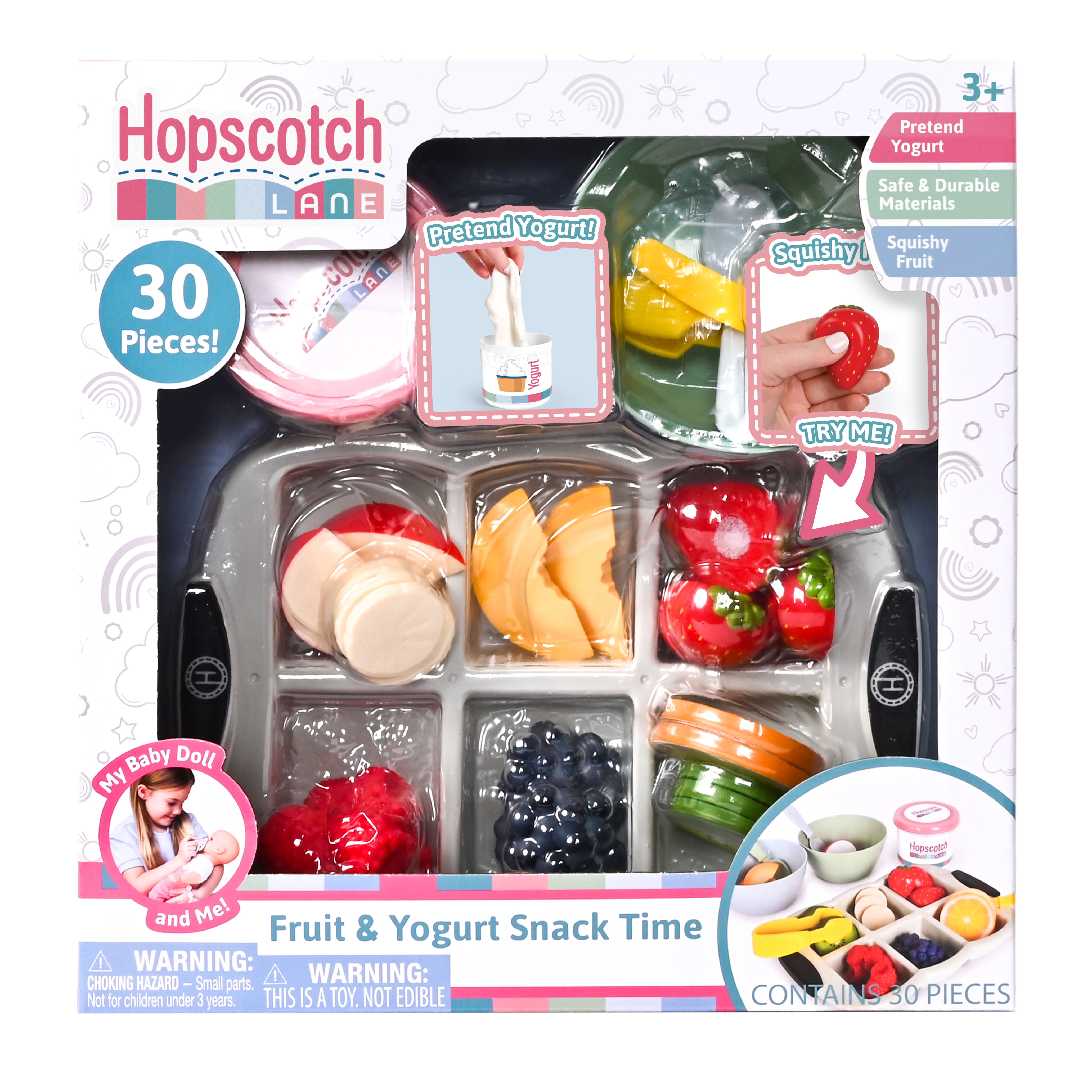 Hopscotch Lane Fruit & Yogurt Snack Time, Children Ages 3+