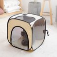thumbnail image 4 of Flmtop Portable Pet Dogs Cats Drying Box Hair Dryer Cage Tent Bath Grooming House Room Transparent, 4 of 9