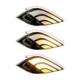 thumbnail image 5 of Astra Depot 3-Colors White/Amber/Blue LED DRL Daytime Running Light Turn Fog Lamp Bezel for Toyota Camry XSE SE 2018 2019 2020, 5 of 9