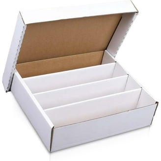 BCW 660-Count Trading Card Storage Box – Holds 50 Card Packs, Corrugated Cardboard