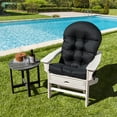 thumbnail image 2 of Costway Patio Adirondack Chair Cushion High Back Fade Resistant 5'' Seat Pad Outdoor Black, 2 of 10