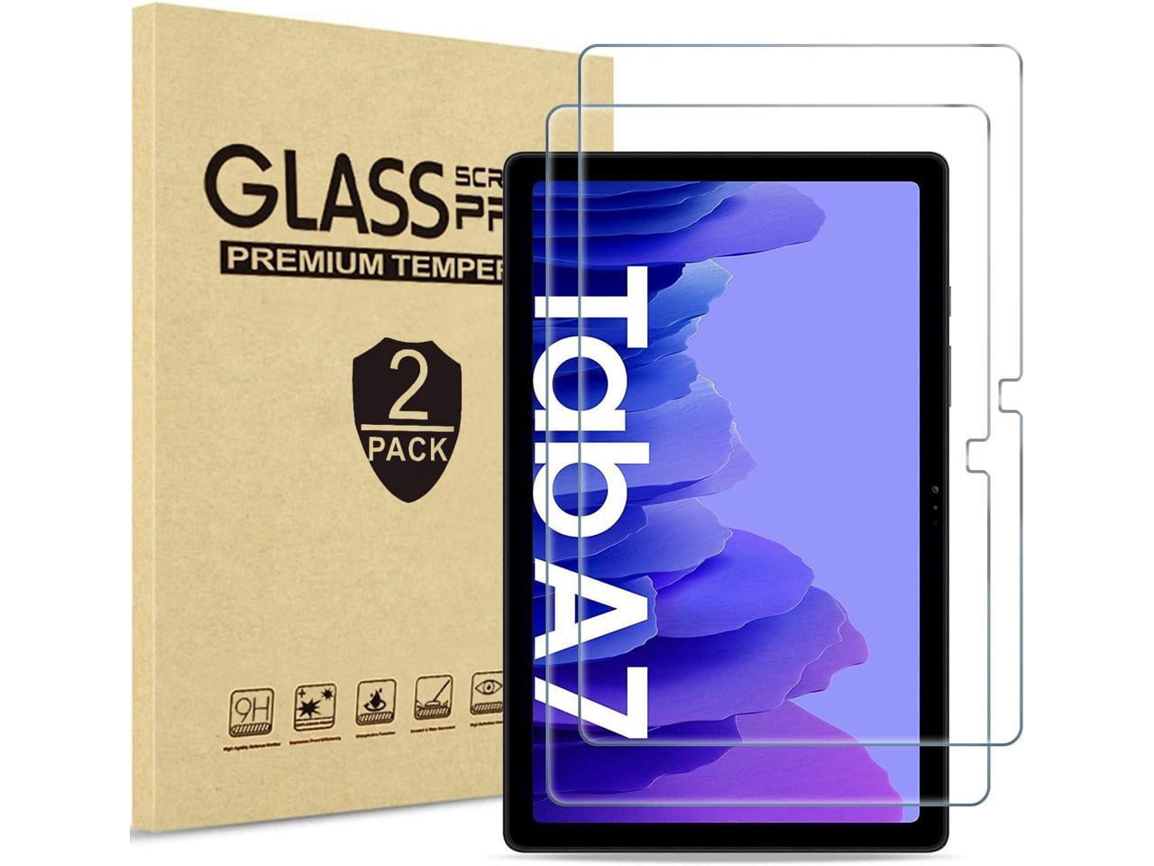[2-Pack] Screen Protector for Samsung Galaxy Tab A7 10.4 inch 2022 2020 Model SM-T509 T500 T503 T505 T507 Tempered Glass Screen Protector Film, S-Pen Compatible,Scratch Resistant