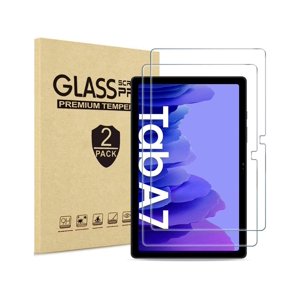 [2-Pack] Protection écran pour Samsung Galaxy Tab A7 10.4 de pouce 2022 2020 Modèle SM-T509 T500 T503 T505 T507 Film protecteur d'écran en verre trempé, compatible S-Pen, résistant aux rayures