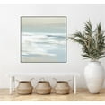 thumbnail image 2 of Giant Art Canvas  20x20 Shadows of the Sea I Framed in White, 2 of 3