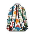 thumbnail image 3 of Cute Dinosaur Pattern Backpack for School,Cute School Bag,Schoolbag with Adjustable Shoulder Straps & Padded Back,15.3"x11"x7.1".﻿, 3 of 6