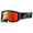 Black Mirror Red Lens, variant on Vision 8 MX ATV MTB Off Road Goggle
