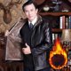 thumbnail image 2 of Ropa de cuero para hombres de mediana edad y mayores, chaqueta de cuero para hombres, 2 of 4