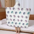 thumbnail image 5 of Cute Hedgehog Hooded Bath Towel，50"x30" for Ages 3 To 12 Kids, Quick Dry Lightweight Soft Microfiber Hood Beach Towel Cover Up for Kids, 5 of 7