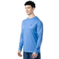 thumbnail image 5 of Guy Harvey Men's Long Sleeve Performance Hoodie, Size M-2XL, 5 of 11