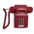 thumbnail image 1 of Teléfono Fijo Con Cable, Teléfono De Escritorio Clásico Con Tono De Campana Mecánica Retro, Volumen De Timbre Ajustable De Teléfono De Emergencia De Respaldo Para Escuelas,, 1 of 7