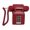 Red, variant on Classic Retro Corded Phone with Vintage Mechanical Bell and Large Numerical Keys, Decorative Desk Telephone for Living Room, Home, and Office - Red (9.1 x 7.1 in / 23 x 18 cm)