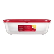 Rubbermaid 2.5Gal EasyStore Rectangle Container, Food Storage Container, Food Storage Container with Lids