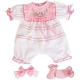 thumbnail image 1 of Set de ropa para muñecas Aori Reborn Baby Dolls de 20 a 22 pulgadas, color rosa, 1 of 7