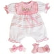 thumbnail image 1 of Set de ropa para muñecas Aori Reborn Baby Dolls de 20 a 22 pulgadas, color rosa, 1 of 7