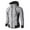 Gray, variant on IROINNID Men's Hoodie Zip Up Long Sleeve Solid Color Casual Thickened Sweater Autumn And Winter Jacket Sport Outdoor Fake Two-piece Jacket