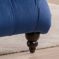 thumbnail image 6 of Miniyam 63.35" Fabric Tufted Armless Chaise Lounge, Blue, 6 of 12
