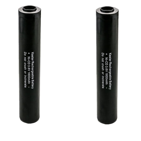 Kastar 2-Pack Ni-CD 3.6V 1800mAh Battery Replacement for Streamlight 75175 SL75175 75503 75504 75505 75506 75510 75511 75512 75513 75514 75515 75516 75521 75522 75523 75524 75525 75526