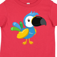 thumbnail image 4 of Inktastic Colorful Parrot, Tropical Parrot, Cute Parrot Boys or Girls Toddler T-Shirt, 4 of 5