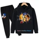 thumbnail image 2 of Conjuntos de ropa con capucha y pantalones de Sonic para niños y niñas, trajes de disfraces de Sonic de América, 2 of 5
