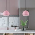 thumbnail image 5 of Livex Lighting  1-Light Mini Pendant, 41181 Shiny Pink Polished, 5 of 8