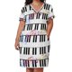 thumbnail image 2 of Vestido holgado con bolsillos y estampado de piano Ropa de verano para mujer Vestidos casuales, 2 of 6