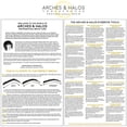 thumbnail image 4 of Pinzas para cejas de acero inoxidable Arches and Halos, 4 of 4