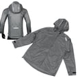 thumbnail image 4 of Poncho de Lluvia, Ponchos de Lluvia para Adultos, Chubasquero, Chaqueta de Lluvia para Hombres, Cortavientos Impermebles, Correr, Ciclismo, Senderismo, Capucha, Ligero,, 4 of 7