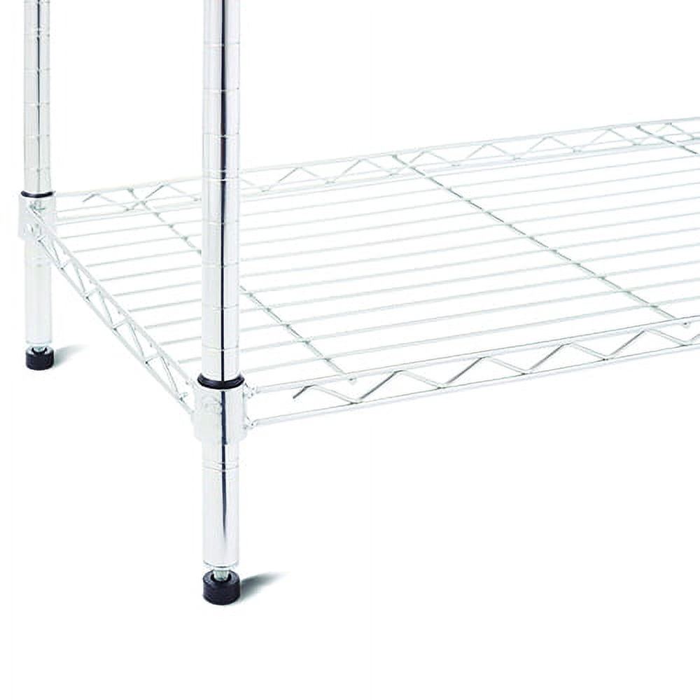 Workchoice 4 Tier Zinc Metal Shelving Unit