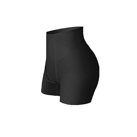 

Womens Shapewear Hot Stamping Large High Waist Lifting Boxer Underwear Shaping Pants Black XL