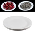 thumbnail image 2 of 100PCS 6 Inch Disposable Paper Plates Round Plain Plates Tableware for Parties Barbecue Picnic, 2 of 8