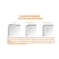 thumbnail image 4 of TEHOME Woodvale Rectangle Vertical Metal Wall Mirrors 40" x 30" - Chrome, 4 of 5