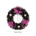 thumbnail image 3 of sruoe Halloween Decorations, Indoor Outdoor Halloween Decor, Artificial Wreaths, Halloween Decorations for Outside, Front Door Wreaths, Spooky Wreath Decoration, 3 of 5