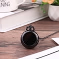 thumbnail image 4 of Masteelf Men's Vintage Pocket Watch Necklace with Black Chain Pendant, Stylish Accessory for Students and Men, Timepiece, 4 of 8